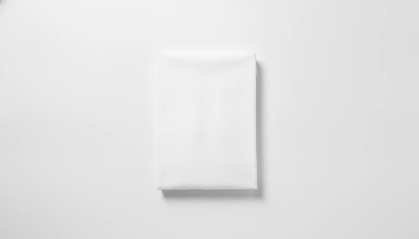 Vierkante productfoto's voor Bol.com van een wit linnen shirt op zuiver witte achtergrond