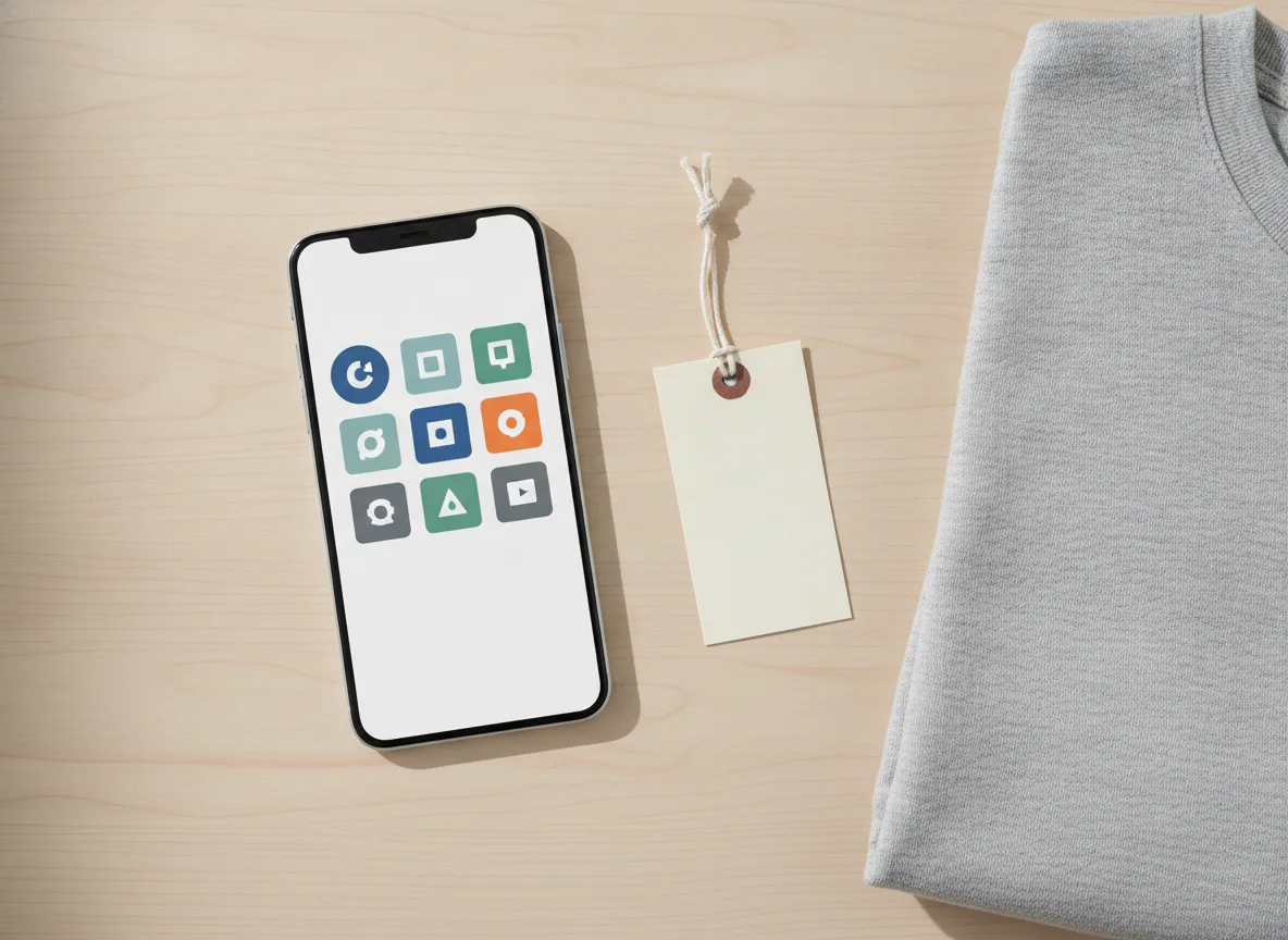 Webshop-koppeling op smartphone voor automatische productfoto-analyse